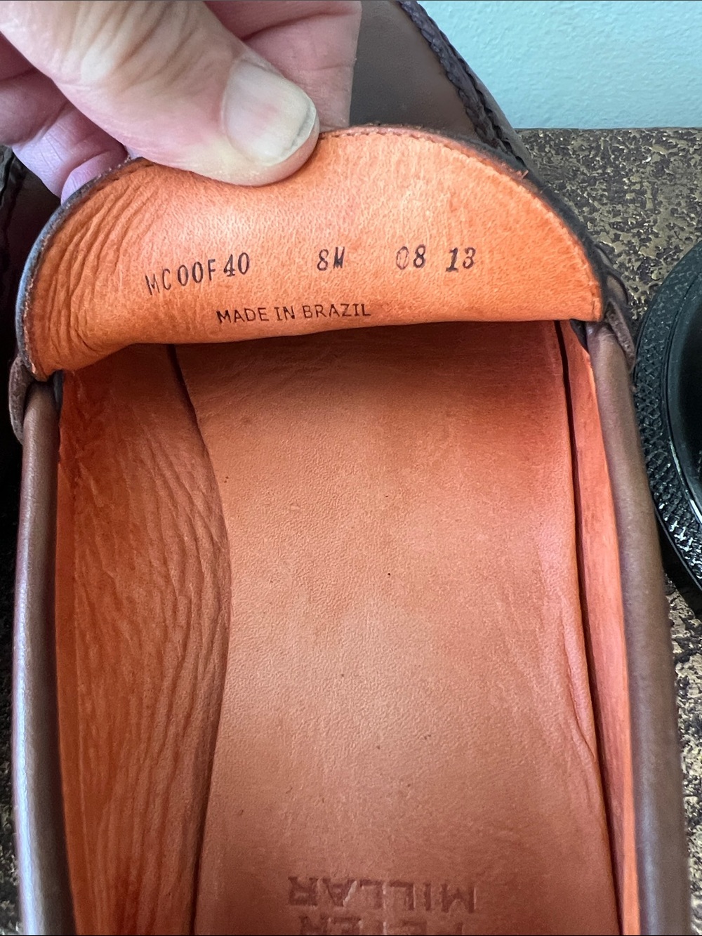 Peter Millar Chestnut Leather horse Bit loafers Slip-Ons - Picture 6 of 11